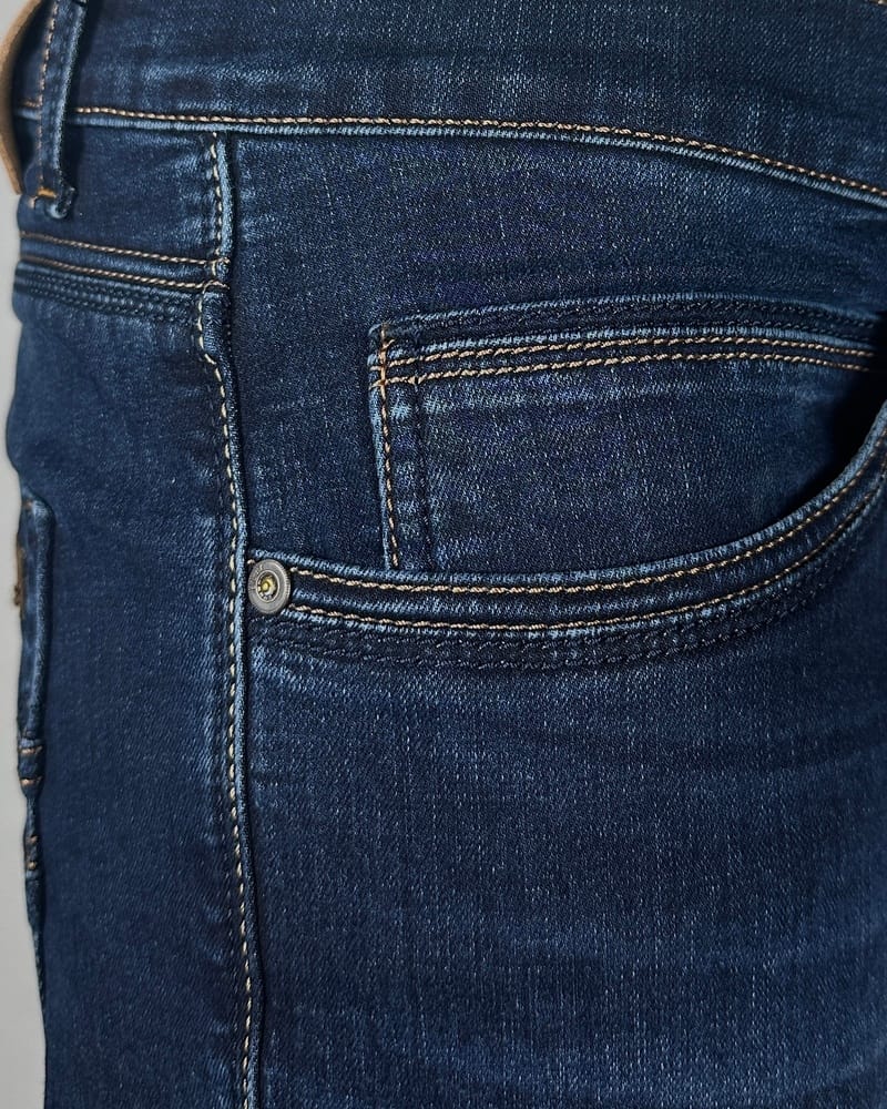 Muske farmerke regular fit-prednji džep Muske farmerke plave regular fit