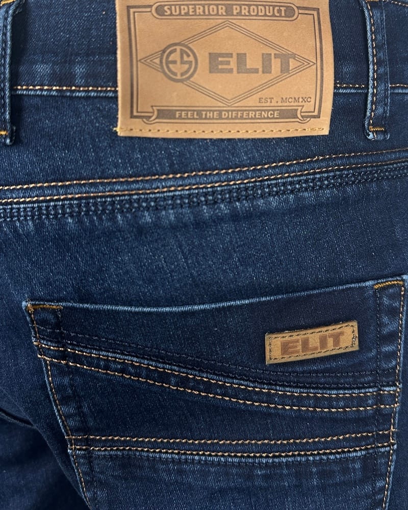 Muske farmerke regular fit, zadnji džep Muske farmerke plave regular fit