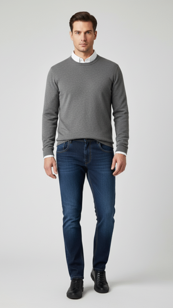 Tamnoplave muške farmerice regular fit