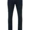 Crne muške pantalone slim kroja, idealne za moderan izgled. Elegantne i udobne muške pantalone.