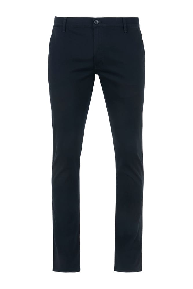 ART 019 (3) Crne muške pantalone slim kroja, idealne za moderan izgled. Elegantne i udobne muške pantalone.