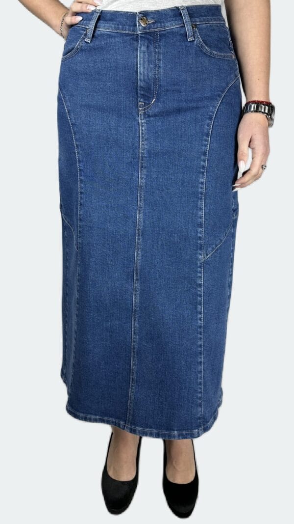 219-346H 34-50 (2) Denim skirt