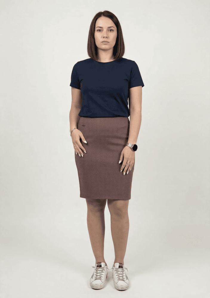 Elegantna bordo suknja