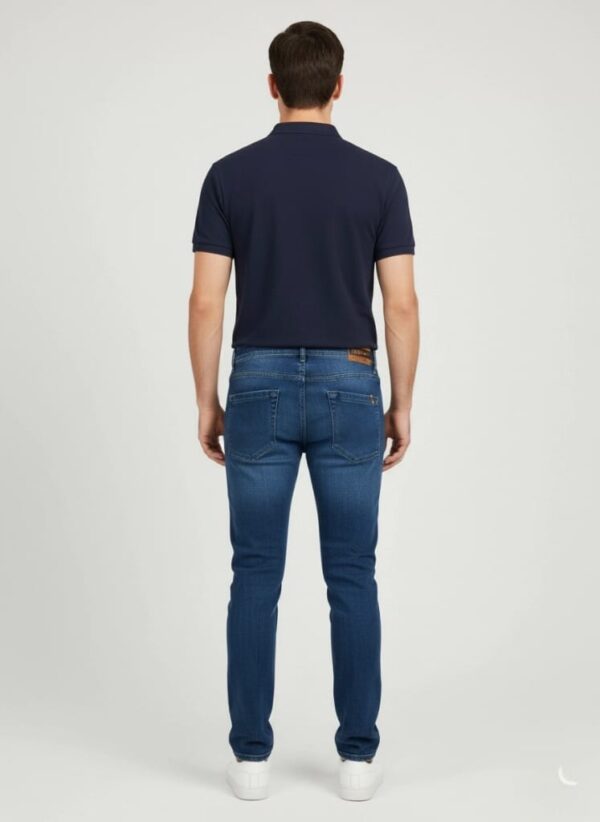 Muške slim fit farmerice plave boje - Elit Denim