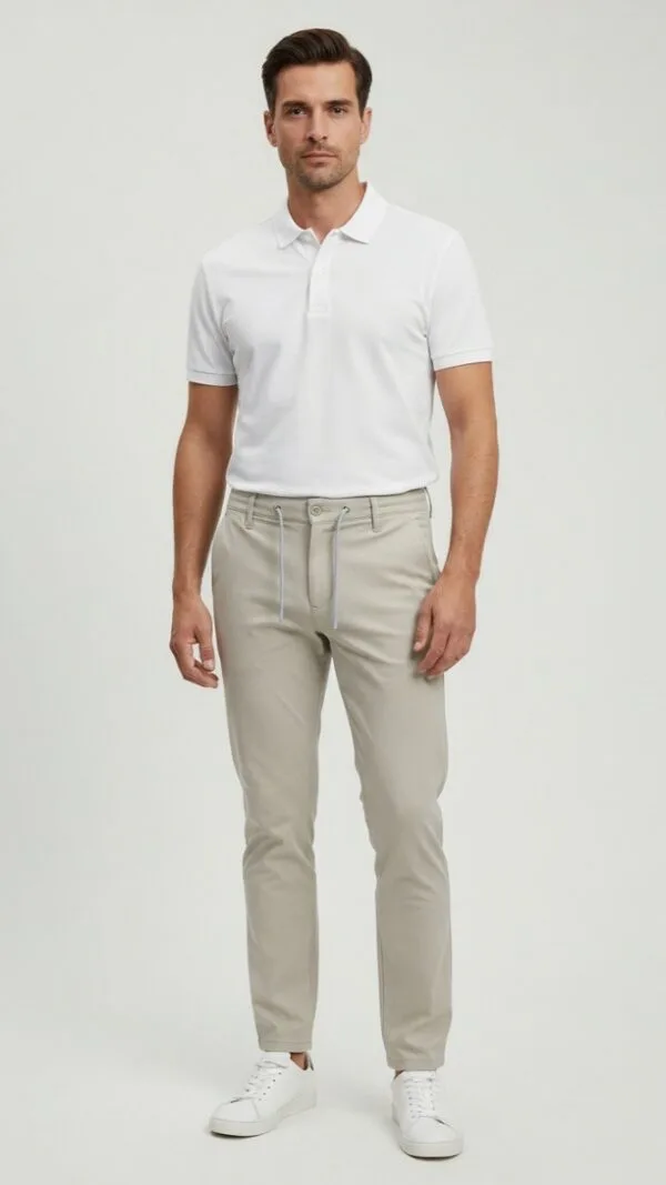 Muške rastegljive pantalone sa učkurom