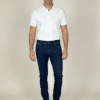 Tamni teksas muške farmerke slim fit slika na modelu