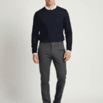 Termo muške pantalone za zimu, slika na modelu
