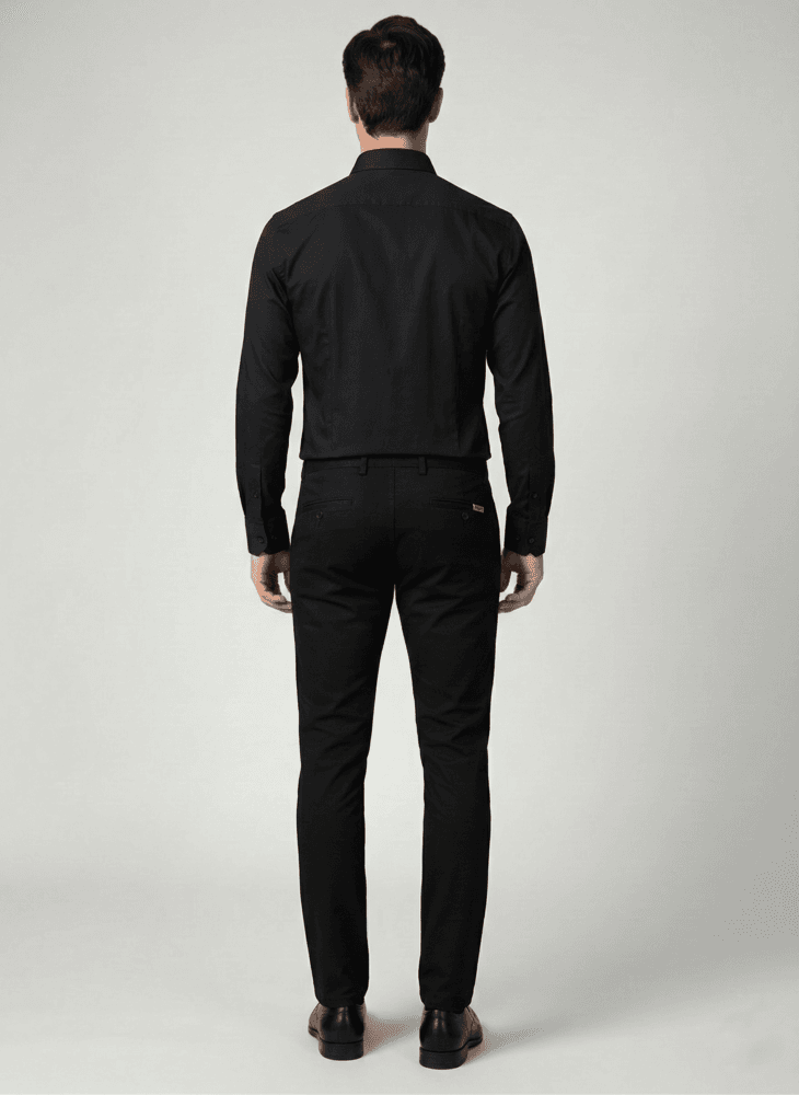 elegantna crna muška košulja